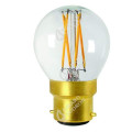 Ampoule Sphérique Girard Sudron G45 – B22 – Filament LED 4 W – 2700 K – 350 lm – Dimmable – Finition Claire