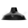 Girard sudron abat-jour métal industriel ø270mm noir satiné