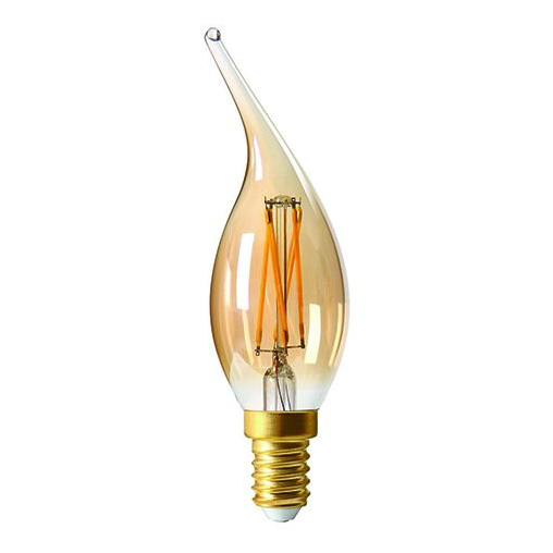 Girard sudron flamme cv4 filament led 5w e14 2500k 580lm amb.