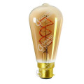 Girard sudron edison filament led twisted 4w b22 2000k 200lm dim. amb