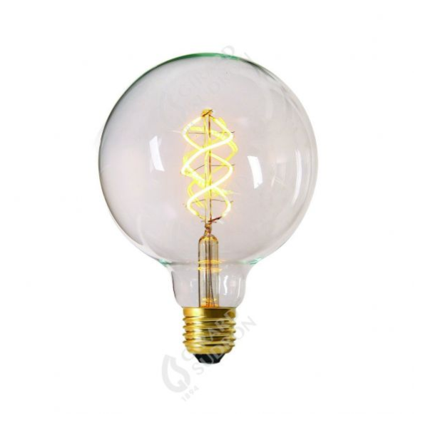 Girard sudron globe g125 filament led twisted 4w e27 2000k 200lm dim. cl.