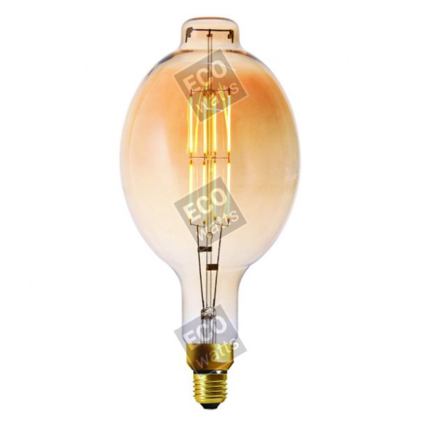 Girard sudron ecowatts - big egg led filament 395mm 8w e27 2000k 700lm dim. amb.
