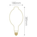 Girard sudron ecowatts - big egg led filament 395mm 8w e27 2000k 700lm dim. amb.