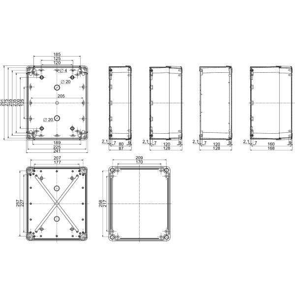 Bte ind.291x241x128 PC