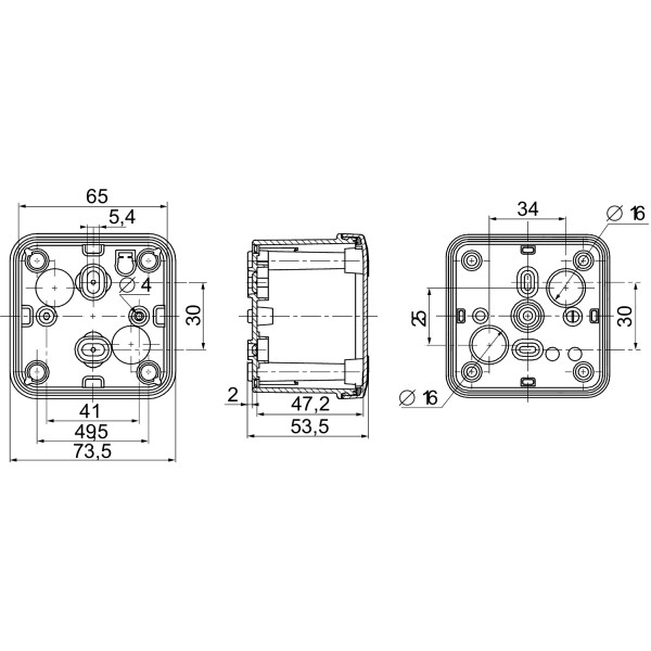 Bte ind.74x74x54 PC