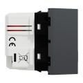 Unica - prise chargeur usb double - rapide 18w - 3,4a type a+c - 2 mod - anthra