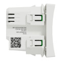 Wiser unica - bouton poussoir - 10a - zigbee - blanc - méca seul