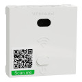 Unica - wifi répéteur - 300mb/s 2.4 ghz - 2 mod - méca seul bornier vis - blanc