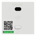 Unica - wifi répéteur - 300mb/s 2.4 ghz - 2 mod - méca seul bornier vis - blanc