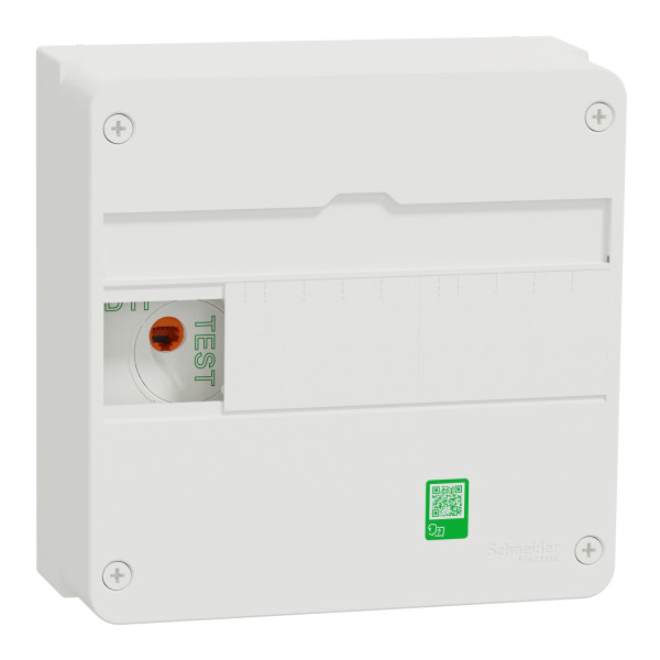 Tableau de communication VDI Schneider Resi9 grade 2TV basique 4 RJ45 catégorie 6