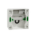 Tableau de communication VDI Schneider Resi9 grade 2TV basique 4 RJ45 catégorie 6