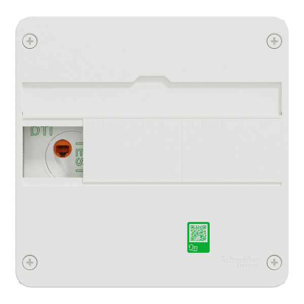 Tableau de communication VDI Schneider Resi9 grade 2TV basique 4 RJ45 catégorie 6