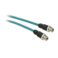 câble Ethernet - cordon droit - IP67 - M12/M12 - 10 m - CE/UL