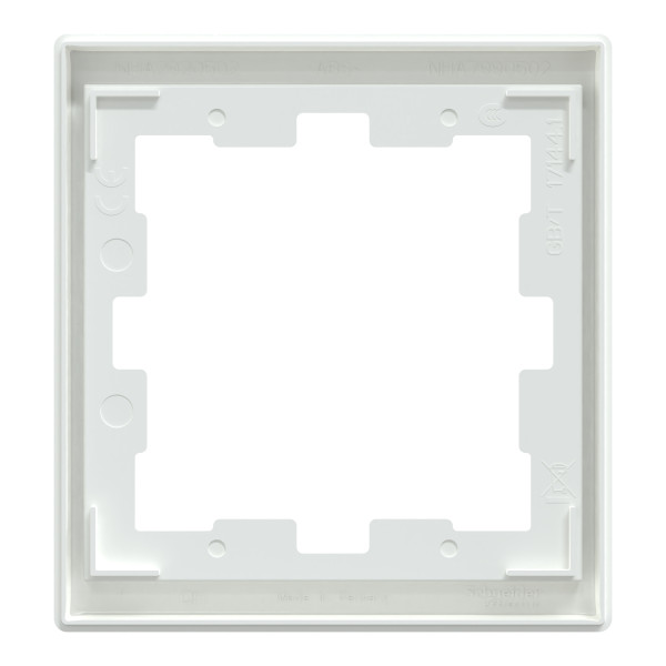 Cadre de finition blanc lotus Schneider Merten D-Life KNX pour écran multitouch pro