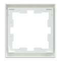 Cadre de finition blanc lotus Schneider Merten D-Life KNX pour écran multitouch pro