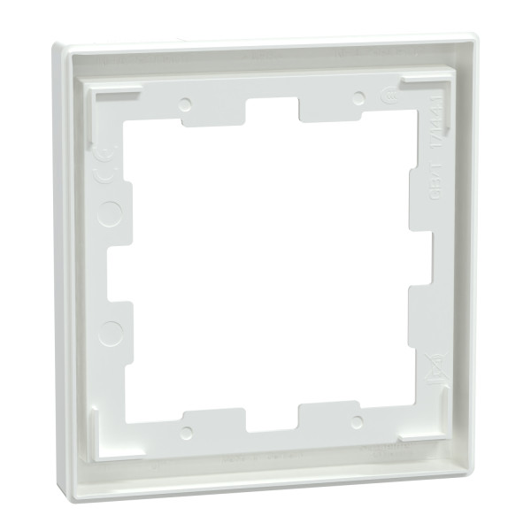 Cadre de finition blanc lotus Schneider Merten D-Life KNX pour écran multitouch pro