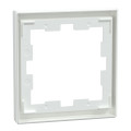 Cadre de finition blanc lotus Schneider Merten D-Life KNX pour écran multitouch pro