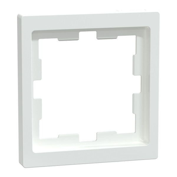 Cadre de finition blanc lotus Schneider Merten D-Life KNX pour écran multitouch pro