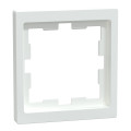 Cadre de finition blanc lotus Schneider Merten D-Life KNX pour écran multitouch pro