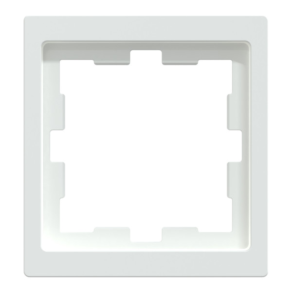 Cadre de finition blanc lotus Schneider Merten D-Life KNX pour écran multitouch pro
