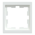 Cadre de finition blanc lotus Schneider Merten D-Life KNX pour écran multitouch pro
