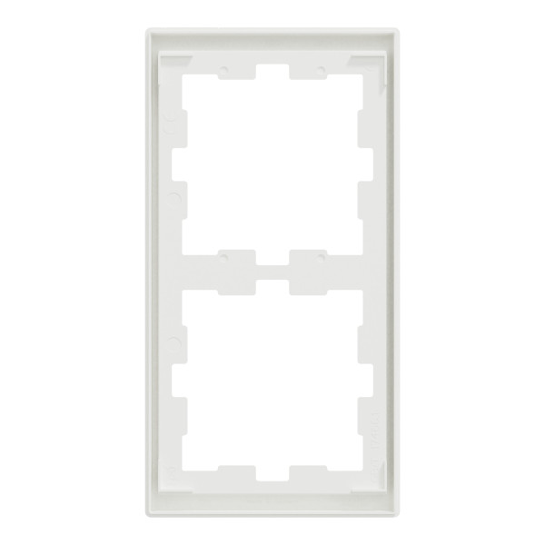 D-life - cadre de finition - blanc nordic mat - 2 postes