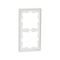 D-life - cadre de finition - blanc nordic mat - 2 postes