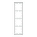 D-life - cadre de finition - blanc lotus - 4 postes