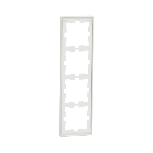D-life - cadre de finition - blanc nordic mat - 4 postes