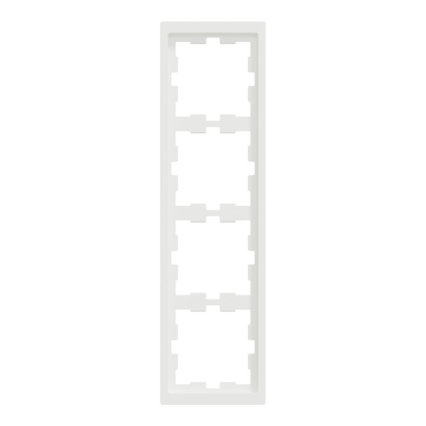 D-life - cadre de finition - blanc nordic mat - 4 postes