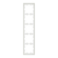 D-life - cadre de finition - blanc nordic mat - 5 postes