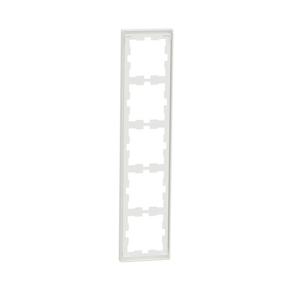 D-life - cadre de finition - blanc nordic mat - 5 postes