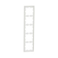 D-life - cadre de finition - blanc nordic mat - 5 postes