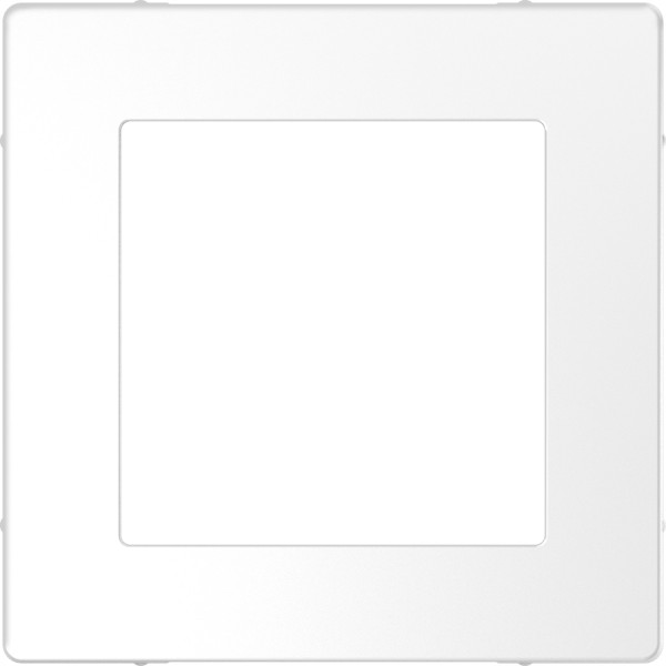 D-life - cadre de finition pour méca 45x45 unica - blanc lotus - 1 poste