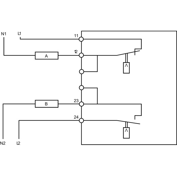 Thermostat Double(a O, a F) (ºC )