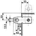 4 pattes fixation Inox 304 SMX