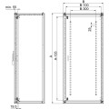 Porte intérieure SF SM 1600x600