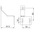Lot 6 Supports fixation goulotte