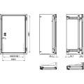 Porte interieure p/CO 1000x600mm