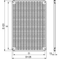 Chassis mont  Telequick /PLA105