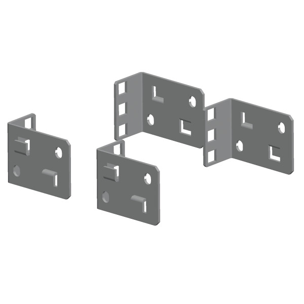 4 supports fixation 1U/3U L 600