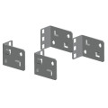 4 supports fixation 1U/3U L 600