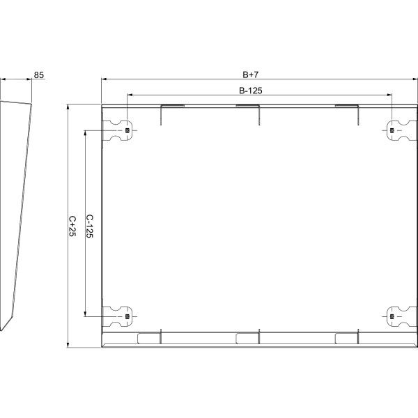 Auvent SF SM 1000x300
