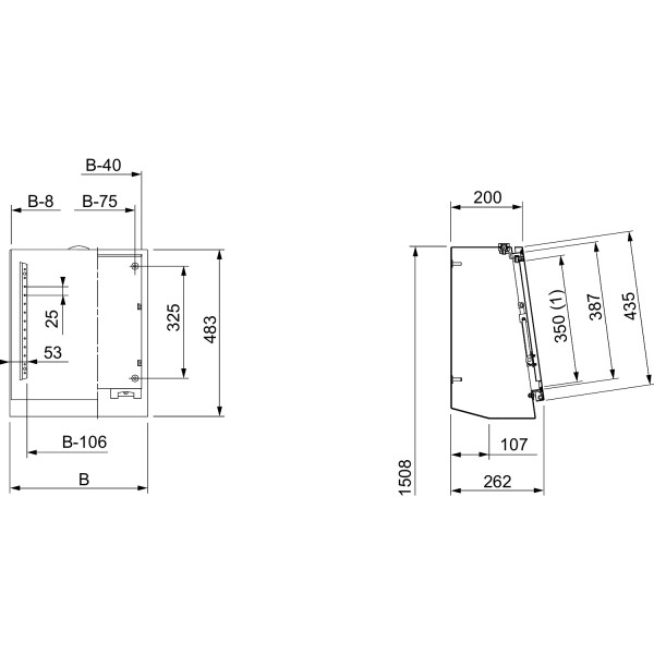 Dosseret moduler SD L400xP200
