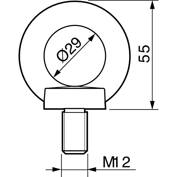 Jeu 4 anneaux levage arm.SM M12