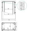 2 montants/PLA10 p/plat ou ch mod