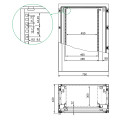 2 montants/PLA10 p/plat ou ch mod