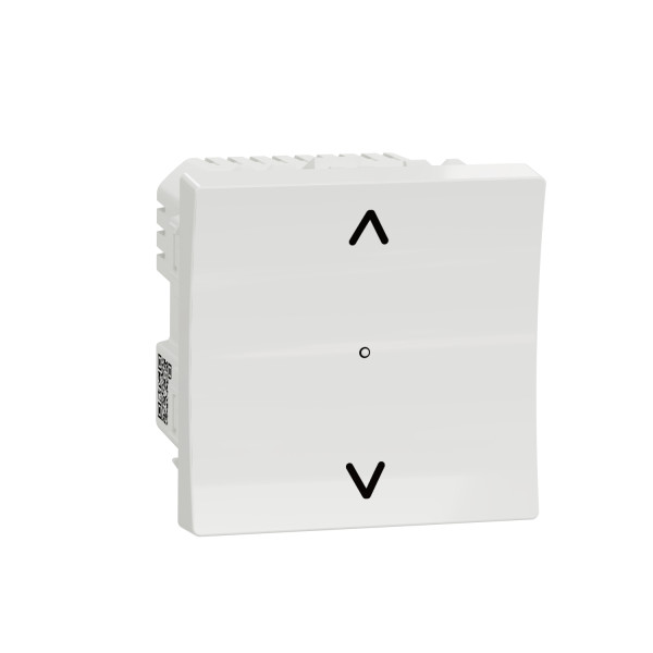 Wiser unica - interrupteur volet-roulant - 4a - zigbee - blanc - méca seul