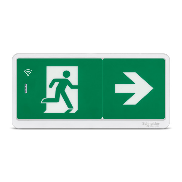 Bloc de secours d'évacuation Schneider Exiway light IP42 sati-link