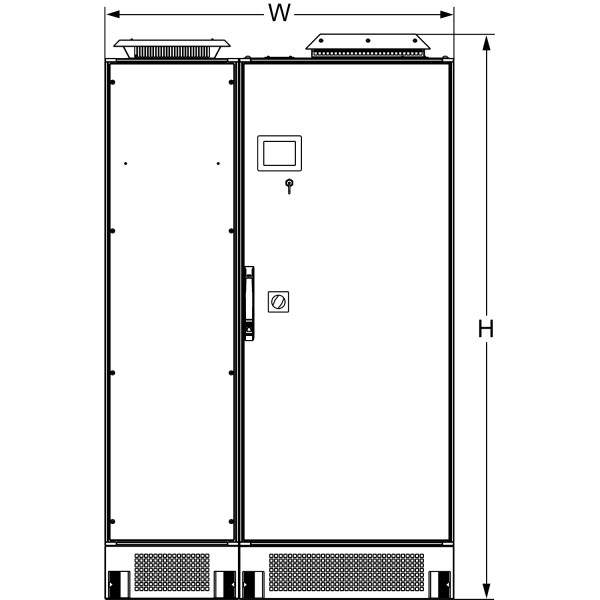 Accusine Pcs+ Filtre Actif Plus - 47a - 480/600v - 50/60hz - Ul - T2 - Armoire